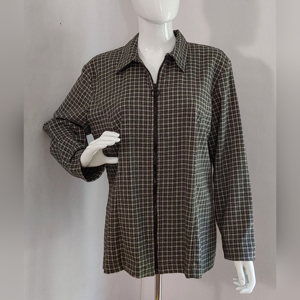 ANN TRAVIS Women's Blouse / SIZE: MEDIUM